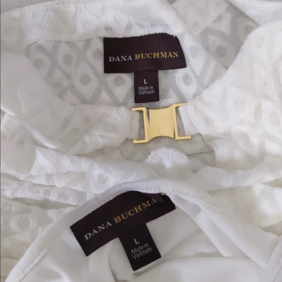 🎄 3/$35 Dana Buchman Sheer Blouse with Cami - Picture 5 of 9